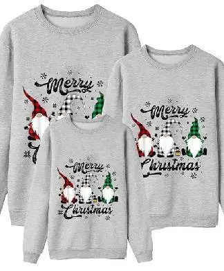 Matching Merry Christmas Gnome Family Jumpers