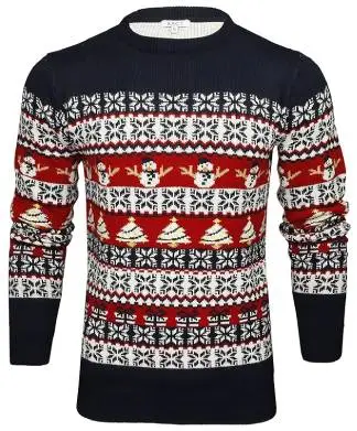 Men's Classy Nordic Snowman Christmas Jumper