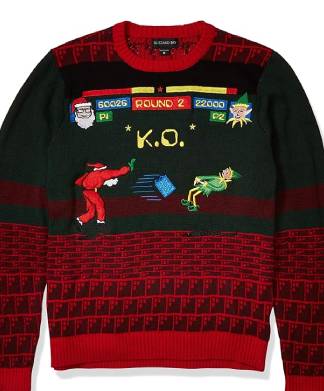 Mens KO Arcade Game Christmas Jumper