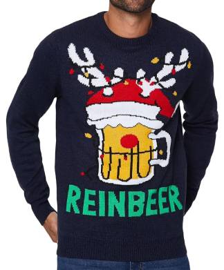 Mens Reinbeer Christmas Jumper