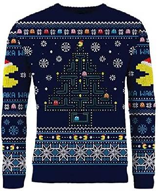 Pac-Man Knitted Christmas Jumper for Men Women