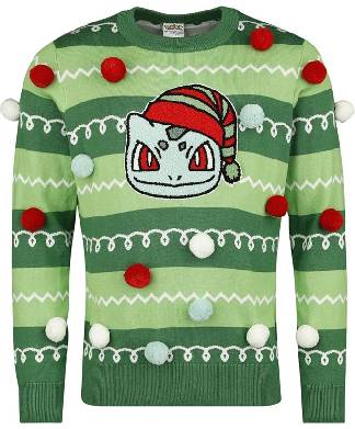 Pokemon Bulbasaur Unisex Xmas Jumper