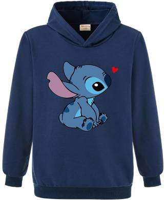 Royal Blue Unisex Lilo Stitch Jumper