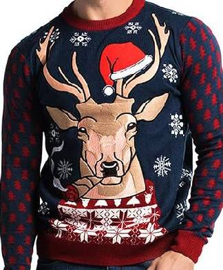 Rudolf Blunt Christmas Jumper