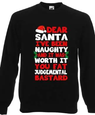 Santa I've Been Naughty And It Was Worth It Jumper