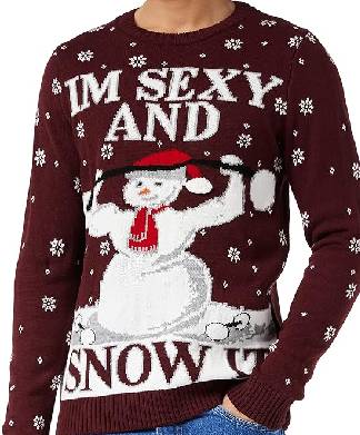 Sexy and I Snow It Snowman Jumper