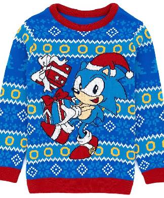 Sonic the Hedgehog Kids Christmas Jumper