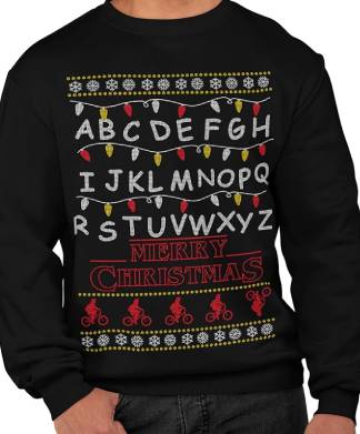 Stranger Things Inspired Alphabet Jumper