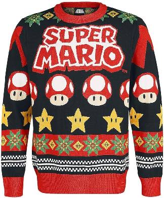 Super Mario Classic Nintendo Christmas Jumper