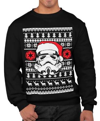 Ugly Storm Trooper Santa Christmas Jumper