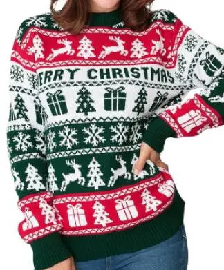 Womens Christmas Mix Classic Jumper