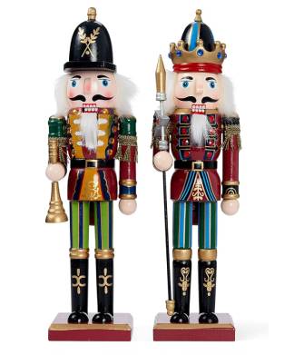 30cm Festive Christmas Nutcracker Soldiers