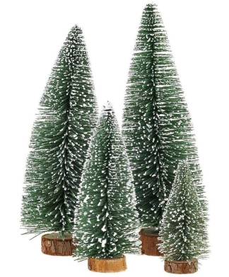 4pc Miniature Christmas Tree