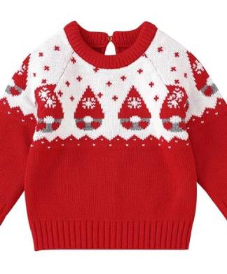 Red Baby Pullover Christmas Jumper